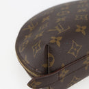 LOUIS VUITTON Monogram Trousse Demi Ronde Cosmetic Pouch M47520 LV Auth ka924-16