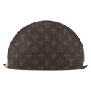 LOUIS VUITTON Monogram Trousse Demi Ronde Cosmetic Pouch M47520 LV Auth ka924-13