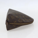 LOUIS VUITTON Monogram Trousse Demi Ronde Cosmetic Pouch M47520 LV Auth ka924-4