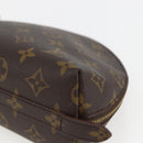 LOUIS VUITTON Monogram Trousse Demi Ronde Cosmetic Pouch M47520 LV Auth ka924-7