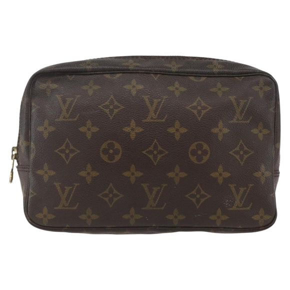 LOUIS VUITTON Monogram Trousse Toilette 23 Clutch Bag M47524 LV Auth ka925