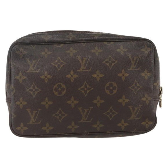 LOUIS VUITTON Monogram Trousse Toilette 23 Clutch Bag M47524 LV Auth ka925
