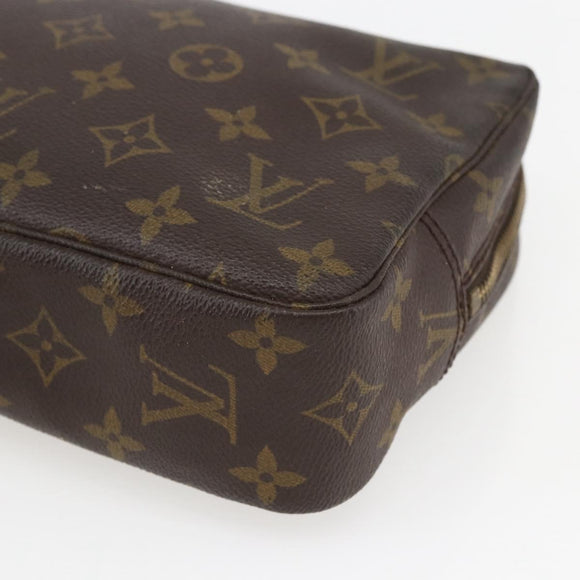 LOUIS VUITTON Monogram Trousse Toilette 23 Clutch Bag M47524 LV Auth ka925