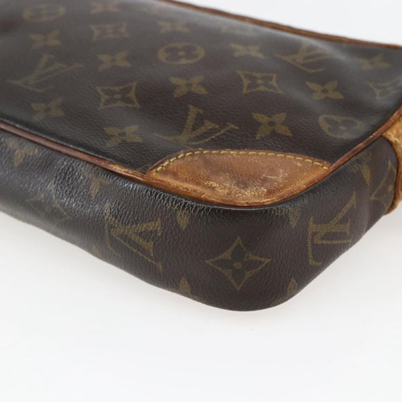 LOUIS VUITTON Monogram Marly Dragonne GM Clutch Bag M51825 LV Auth ka926