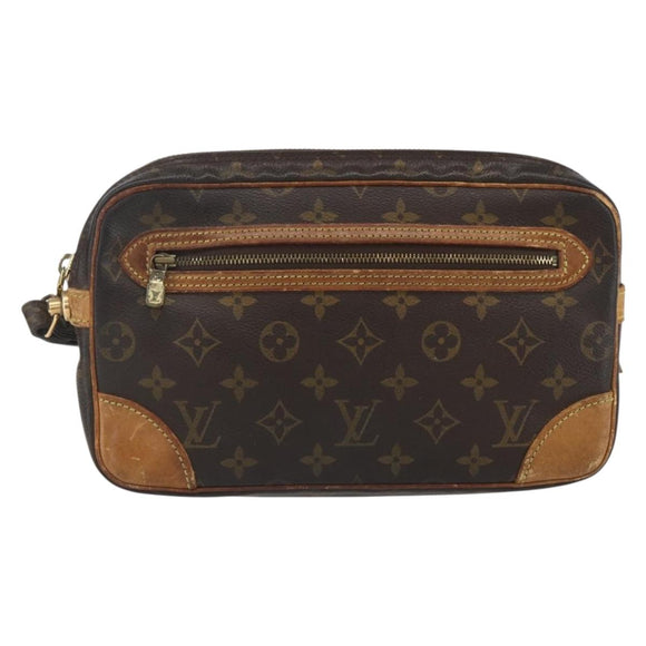 LOUIS VUITTON Monogram Marly Dragonne GM Clutch Bag M51825 LV Auth ka926