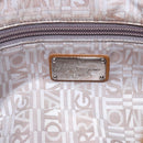 Salvatore Ferragamo Gancini Shoulder Bag Patent leather Brown Silver Auth ka928-18