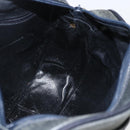 Salvatore Ferragamo Vala Shoulder Bag Leather Navy Gold Auth ka930-19