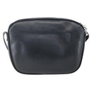 Salvatore Ferragamo Vala Shoulder Bag Leather Navy Gold Auth ka930-3