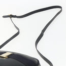 Salvatore Ferragamo Vala Shoulder Bag Leather Navy Gold Auth ka930-8