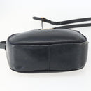 Salvatore Ferragamo Vala Shoulder Bag Leather Navy Gold Auth ka930-9