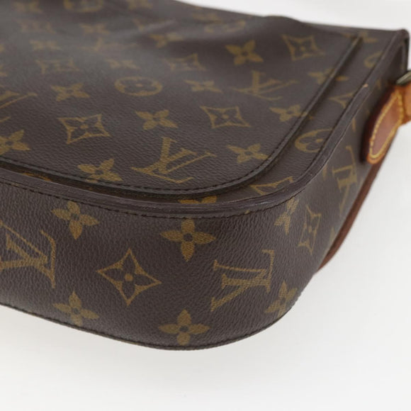 LOUIS VUITTON Monogram Saint Cloud GM Shoulder Bag M51242 LV Auth ka936