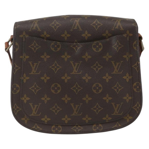 LOUIS VUITTON Monogram Saint Cloud GM Shoulder Bag M51242 LV Auth ka936
