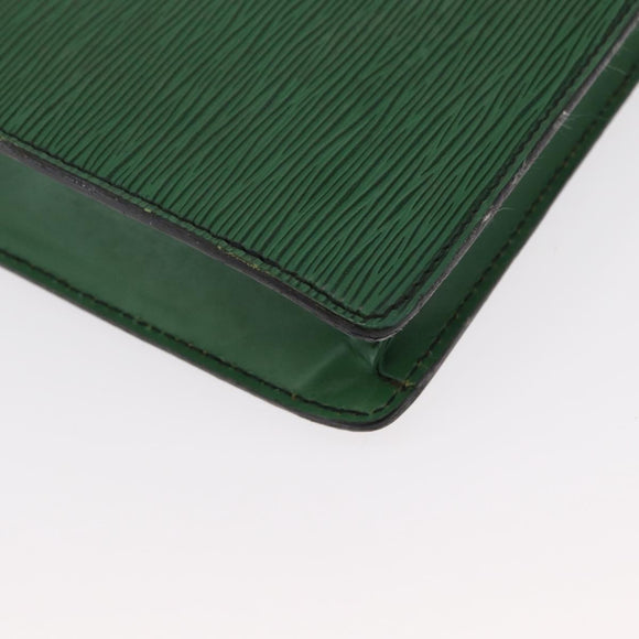 LOUIS VUITTON Epi Serviette Conseiller Briefcase Green M54424 LV Auth ka938