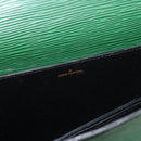 LOUIS VUITTON Epi Serviette Conseiller Briefcase Green M54424 LV Auth ka938-22
