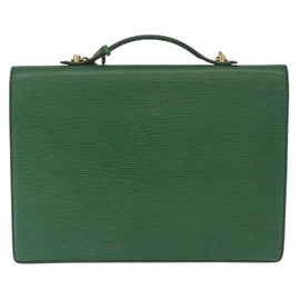 LOUIS VUITTON Epi Serviette Conseiller Briefcase Green M54424 LV Auth ka938 - 0