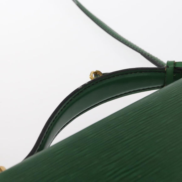 LOUIS VUITTON Epi Serviette Conseiller Briefcase Green M54424 LV Auth ka938