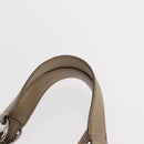 Salvatore Ferragamo Tote Bag Leather Beige Silver Auth ka939-8