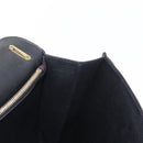 Salvatore Ferragamo Gancini Shoulder Bag Leather 2way Purple Gold Auth ka942-21