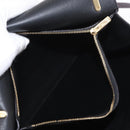 Salvatore Ferragamo Gancini Shoulder Bag Leather 2way Purple Gold Auth ka942-24