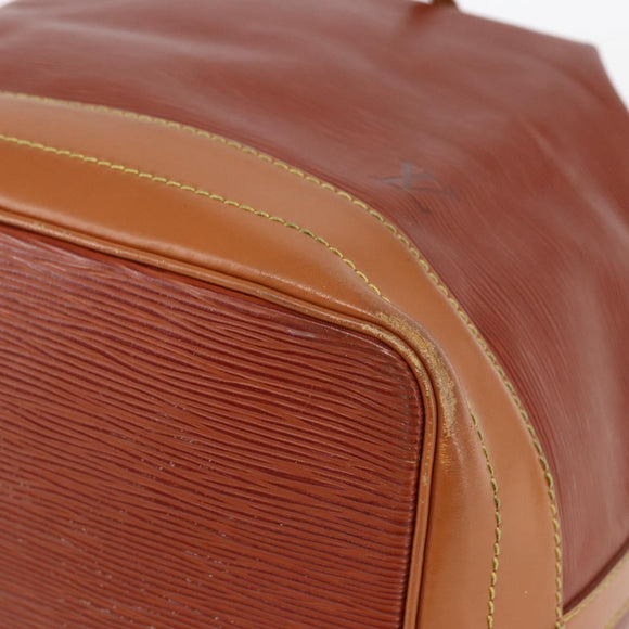 LOUIS VUITTON Epi Noe Shoulder Bag Brown M44028 LV Auth ka943