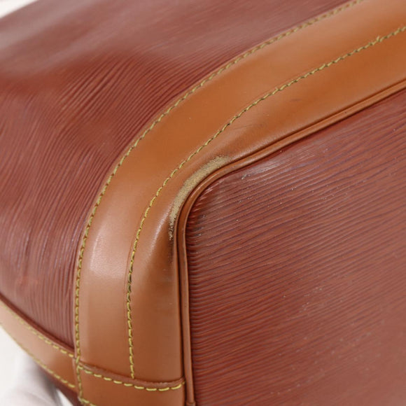 LOUIS VUITTON Epi Noe Shoulder Bag Brown M44028 LV Auth ka943
