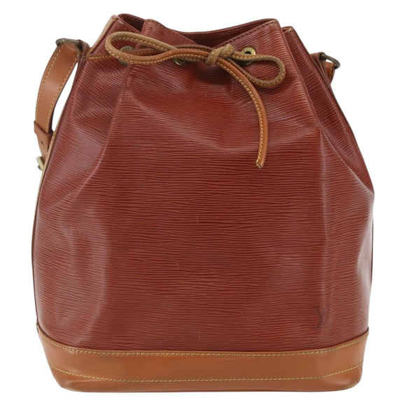 LOUIS VUITTON Epi Noe Shoulder Bag Brown M44028 LV Auth ka943