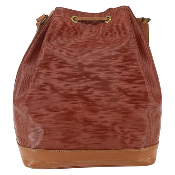LOUIS VUITTON Epi Noe Shoulder Bag Brown M44028 LV Auth ka943