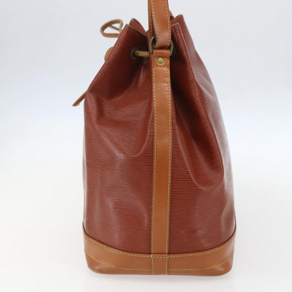LOUIS VUITTON Epi Noe Shoulder Bag Brown M44028 LV Auth ka943