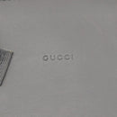 GUCCI Tote Bag Leather Gray Gold 440055 Auth ka948-17