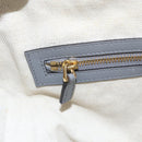 GUCCI Tote Bag Leather Gray Gold 440055 Auth ka948-21