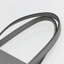 GUCCI Tote Bag Leather Gray Gold 440055 Auth ka948-8