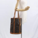 LOUIS VUITTON Monogram Bucket GM Shoulder Bag M42236 LV Auth ka950-24