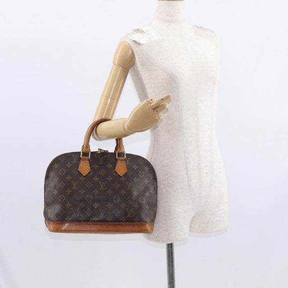LOUIS VUITTON Monogram Alma Hand Bag M51130 LV Auth ka951