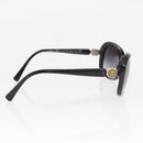 CHANEL Sunglasses plastic Black CC Auth ka958-6