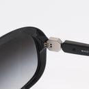 CHANEL Sunglasses plastic Black CC Auth ka958-9