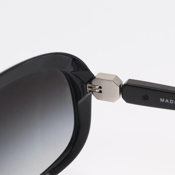 CHANEL Sunglasses plastic Black CC Auth ka958