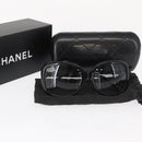 CHANEL Sunglasses plastic Black CC Auth ka959V-12