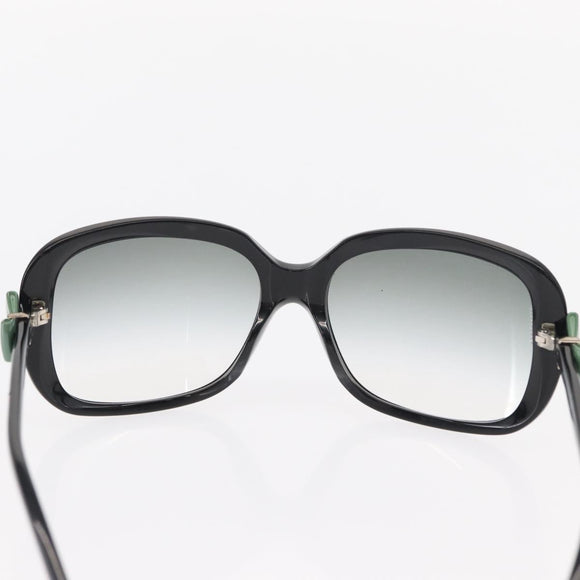 CHANEL Sunglasses plastic Black CC Auth ka959V