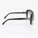 CHANEL Sunglasses plastic Black CC Auth ka959V-5