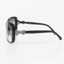 CHANEL Sunglasses plastic Black CC Auth ka959V-7