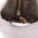 LOUIS VUITTON Monogram Trousse Demi Ronde Cosmetic Pouch M47520 LV Auth ka960-9