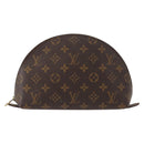 LOUIS VUITTON Monogram Trousse Demi Ronde Cosmetic Pouch M47520 LV Auth ka960-13