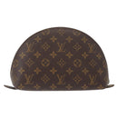 LOUIS VUITTON Monogram Trousse Demi Ronde Cosmetic Pouch M47520 LV Auth ka960-2