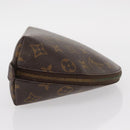 LOUIS VUITTON Monogram Trousse Demi Ronde Cosmetic Pouch M47520 LV Auth ka960-3