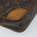 LOUIS VUITTON Monogram Compiegne 28 Clutch Bag M51845 LV Auth ka961-16