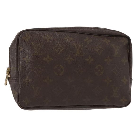LOUIS VUITTON Monogram Trousse Toilette 23 Clutch Bag M47524 LV Auth ka962
