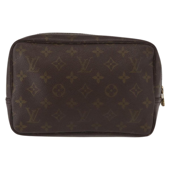 LOUIS VUITTON Monogram Trousse Toilette 23 Clutch Bag M47524 LV Auth ka962