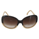 CHANEL Sunglasses plastic Beige CC Auth ka963-2
