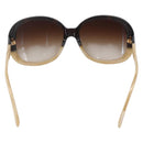 CHANEL Sunglasses plastic Beige CC Auth ka963-3