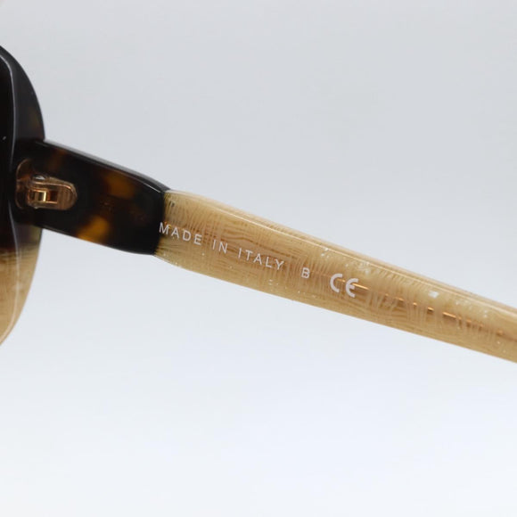 CHANEL Sunglasses plastic Beige CC Auth ka963